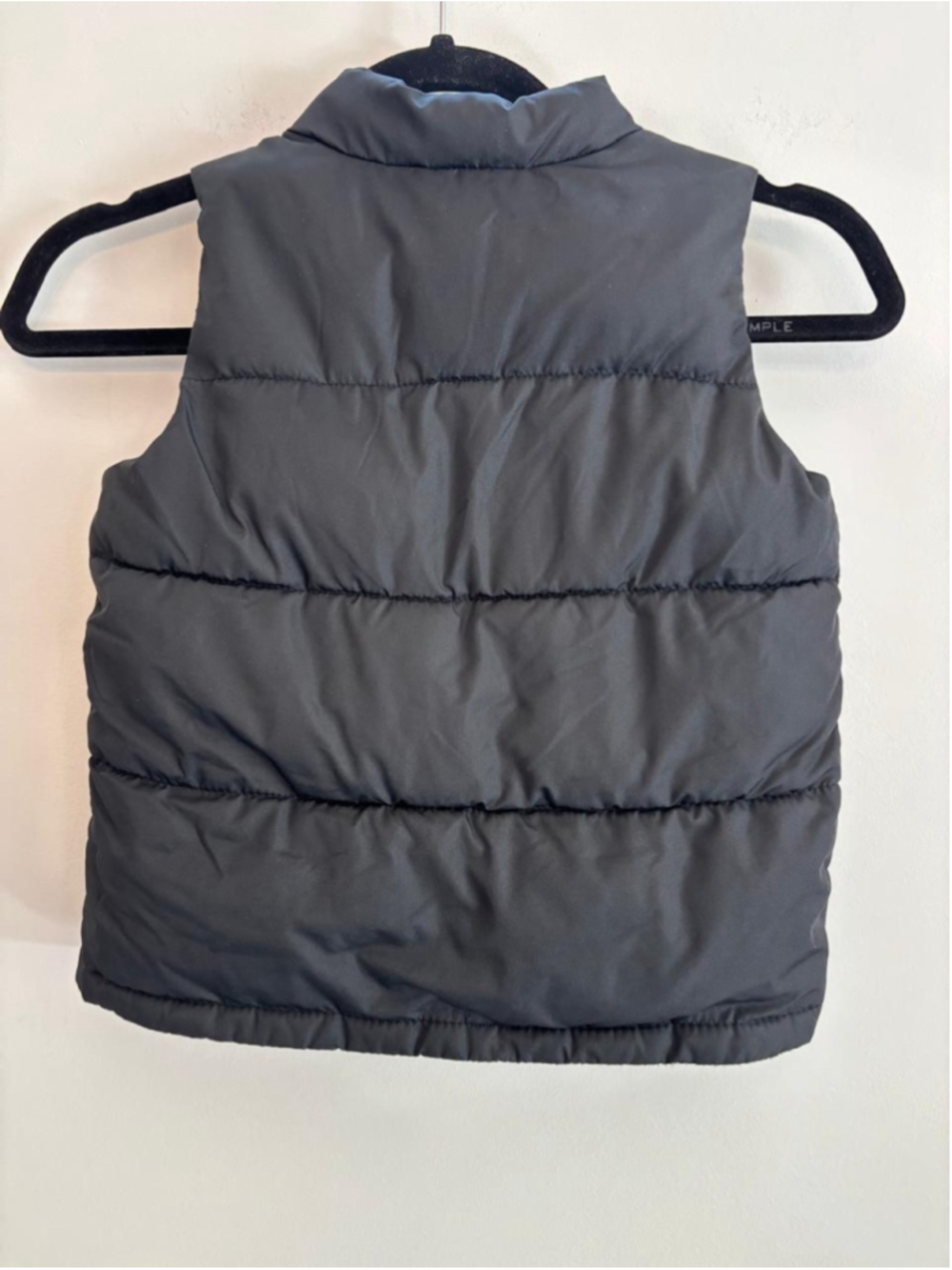 Girls Old Navy Black Puffer Vest Size 4T #1023
